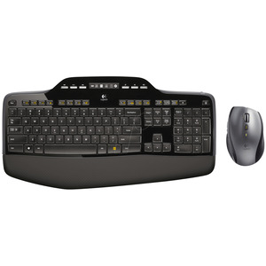 MK710 Wireless Desktop Tastatur/Mouse-Set schwarz deutsch inkl. USB2.0 Empfänger