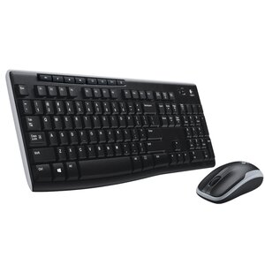 MK270 Tastatur und Mouse Set USB schwarz drahtlos 2,4GHz