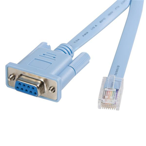 RJ-45 auf DB9 Cisco Konsolen Management Router Kabel Stecker/Buchse Blau 1,8m