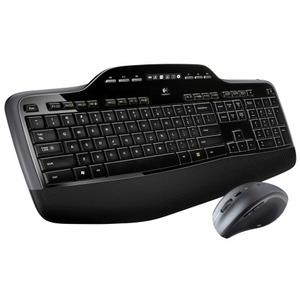 MK710 Wireless Desktop Tastatur/Mouse-Set schwarz US Layout inkl. USB2.0 Empfänger