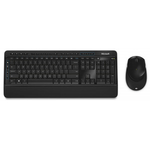 Wireless Desktop 3050 Tastatur- und Mouse Set, USB, schwarz, deutsch