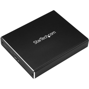 Dual Slot Festplattengehäuse für M.2 SATA SSDs - USB 3.1 (10Gbit/s) - RAID
