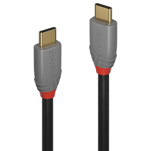 Anthra Line USB 3.1 Typ C Kabel 5A PD 1,5 m Schwarz