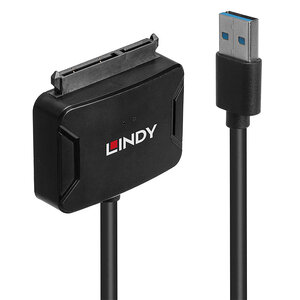 Lindy USB 3.0 auf SATA Konverter Schwarz
