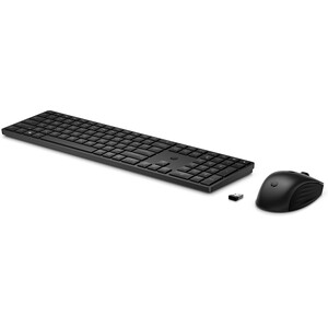 HP 655  Tastatur-und-Maus-Set kabellos Tastatur-Layout Deutsch Schwarz