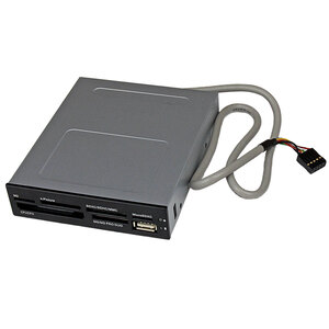 Interner USB 2.0 Kartenleser 3,5" 22-in-1 Front Panel Card Reader